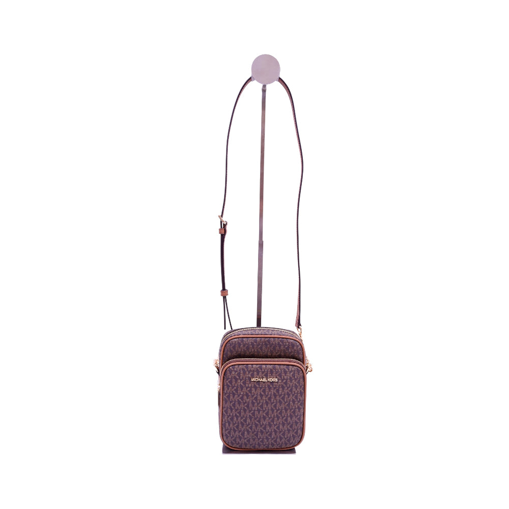 MK SIGNATURE CROSSBODY BAG 35F1GTVC2B BRN (IR)