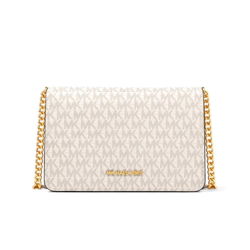 MK SIGNATURE CROSSBODY BAG 35F5GTVC8B CRM/MULTI (IR)