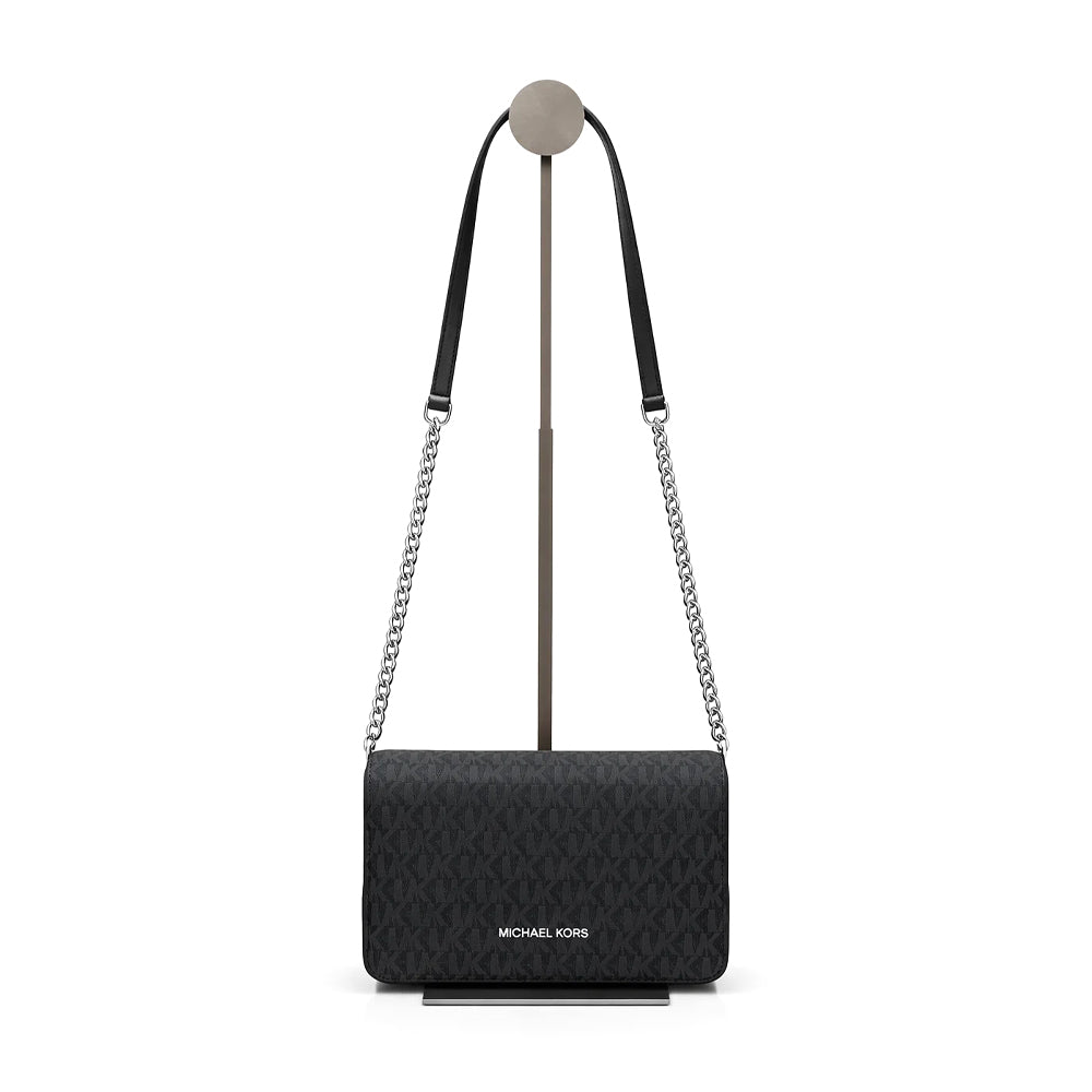 MK SIGNATURE CROSSBODY BAG 35F5STVC8B BLK (IR)