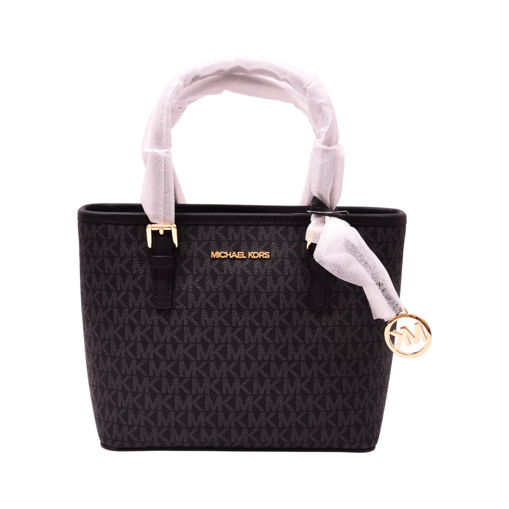 MK SIGNATURE HANDCARRY CROSSBODY BAG 35T9GTVT0B BLK (IR)