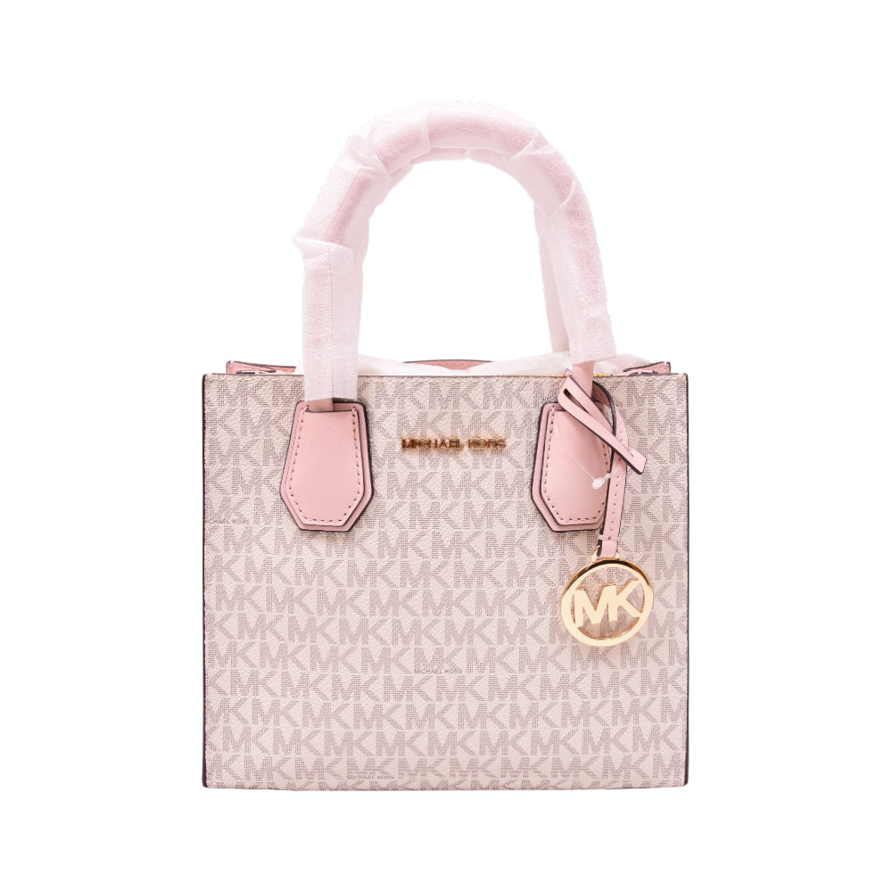 MK SIGNATURE HANDCARRY CROSSBODY BAG 35S1GM9M2B PWDR BLSH (I