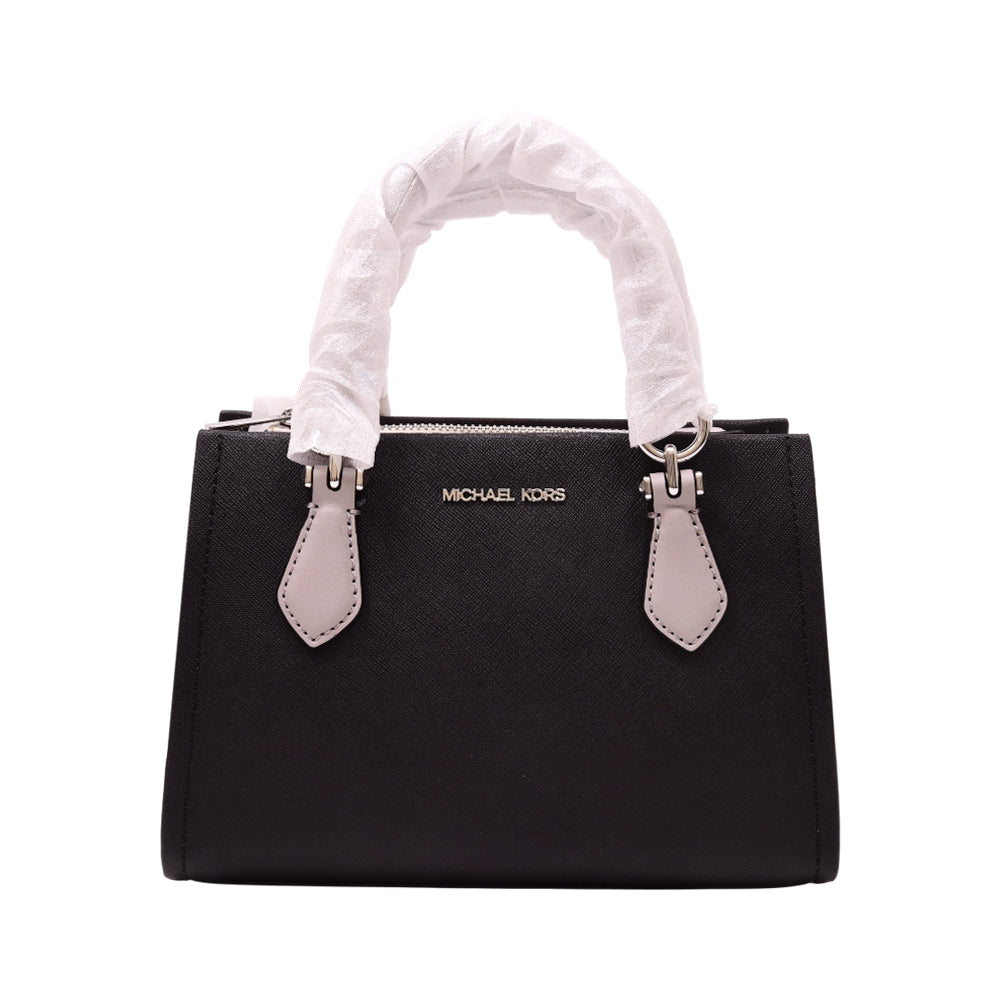 MK SIGNATURE HANDCARRY CROSSBODY BAG 35F5S6AM1T BLK (IR)