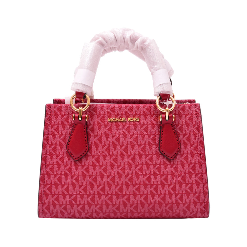 MK SIGNATURE HANDCARRY CROSSBODY BAG 35F5G6AM1V CHERRY (IR)