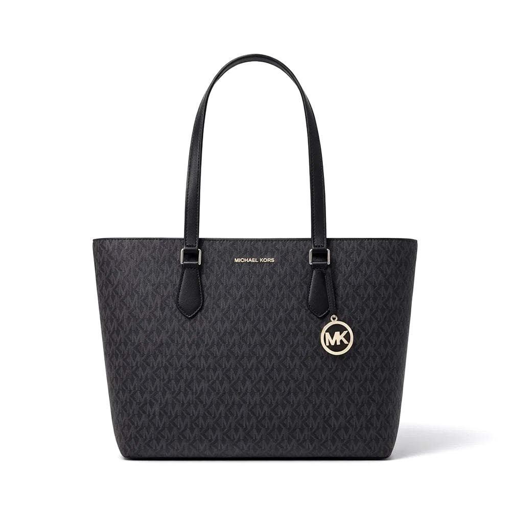 MK SIGNATURE SHOULDER CARRY BAG SHEILA 35T4S6HT3B BLK (IR)