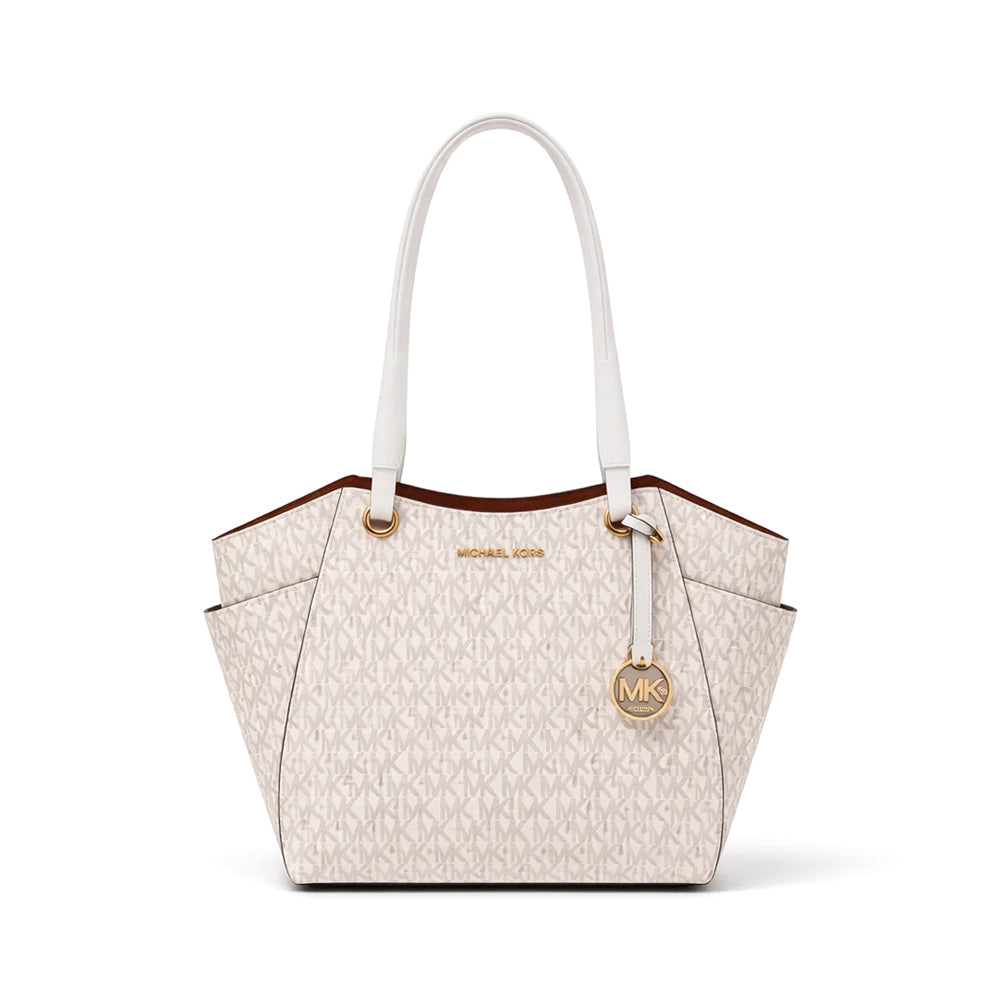 MK SIGNATURE JET SET TRAVEL BAG 35S4GTVT3B VANILLA (IR)