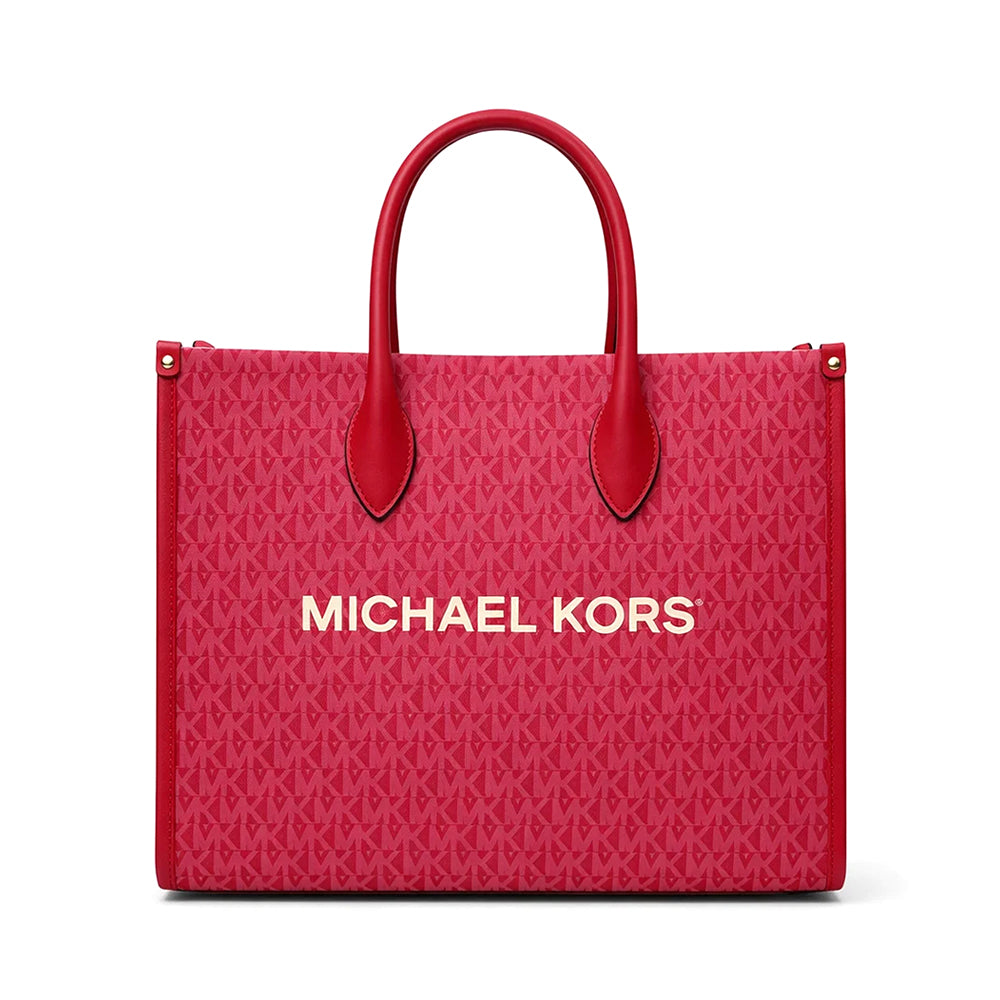 MK SIGNATURE TOTE BAG 35F5G7ZT2V CHERRY (IR)
