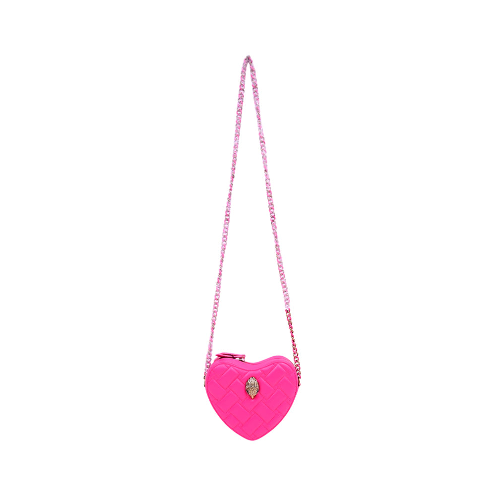 KURT GEIGER KENSINGTON HEART X BODY LERTHER (S) PINK COMB BA