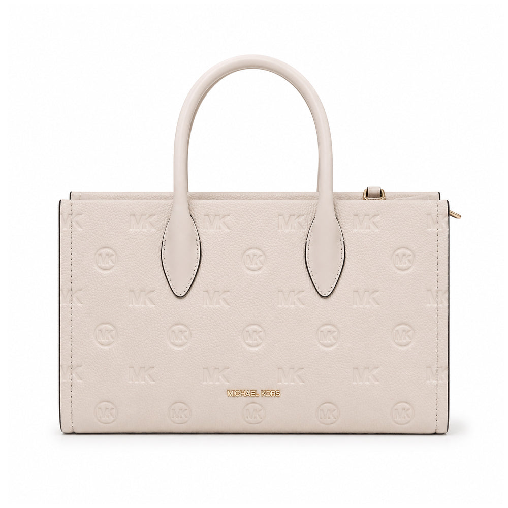 MK MIRELLA MD SATCHEL BAG  3556G7ZS2V LT CREAM (IR)