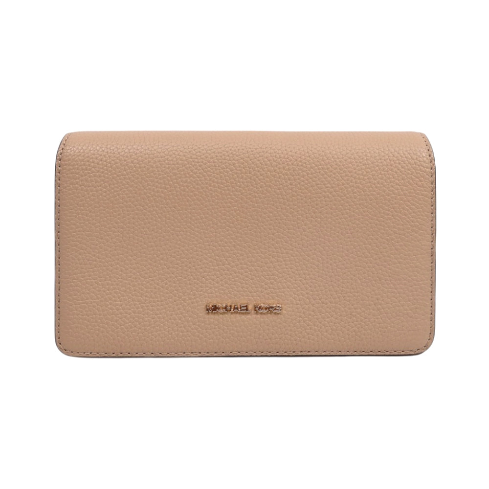 MK JET SET TRAVEL FULL FLAP XBODY 35F5GTVC2L CAMEL (IR)