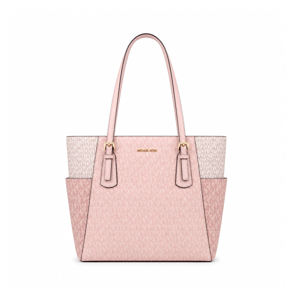MK VAYAGER LG EW TOTE BAG  35S5GVT7B PWD BLUSH MULTI (IR)