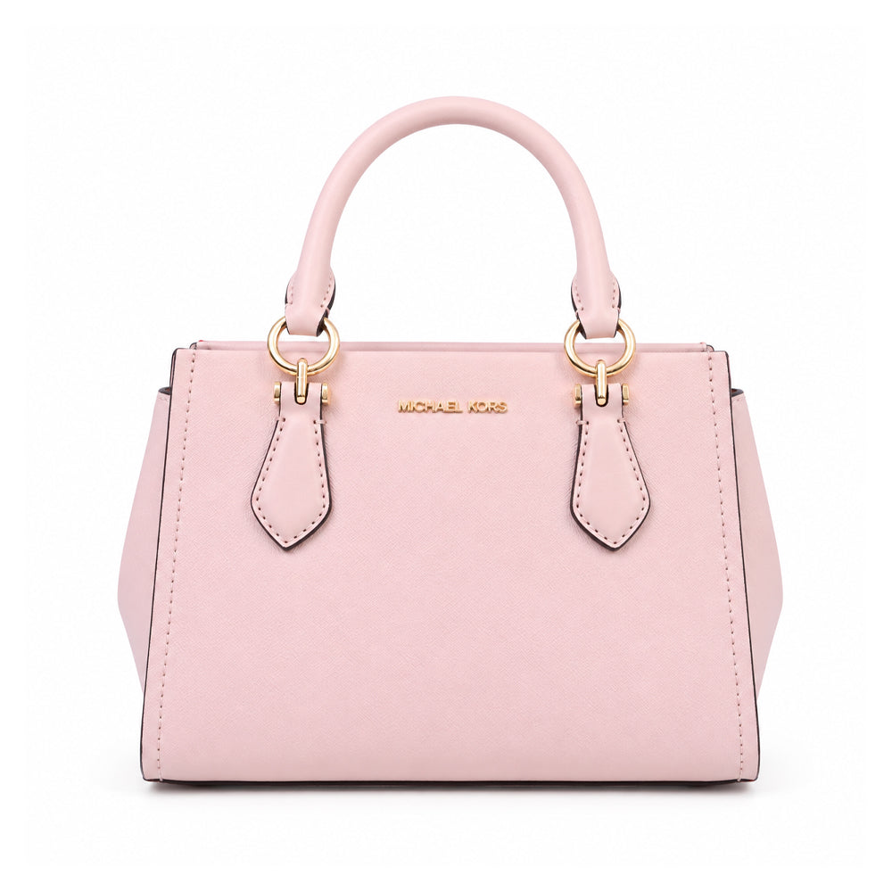 MK MARILYN SM MSGR LEATHER 35F5G6AM1L POWDER BLUSH (IR)