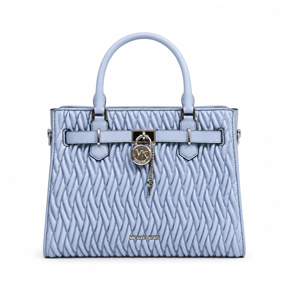 MK HAMILTON SATCHEL BAG 35S6SHMS2Y PALE OCEAN (IR)