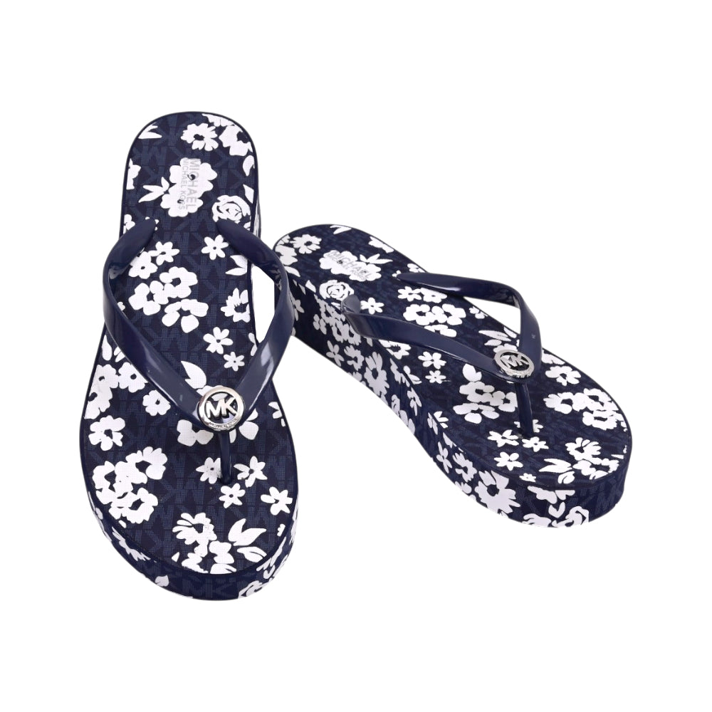 MK BEDFORD FLIP FLOP FLWR 49S6BDFA1B NAVY 8M (IR)