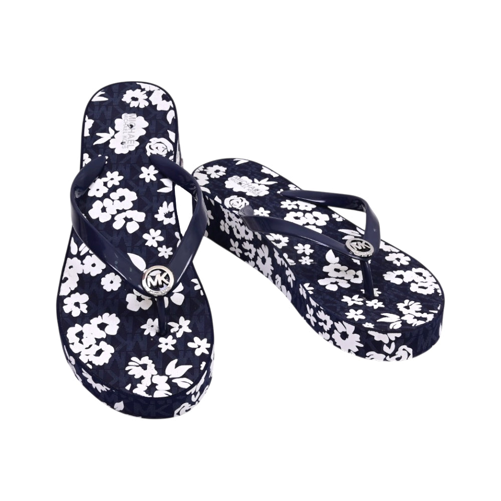 MK BEDFORD FLIP FLOP FLWR 49S6BDFA1B NAVY 9M (IR)