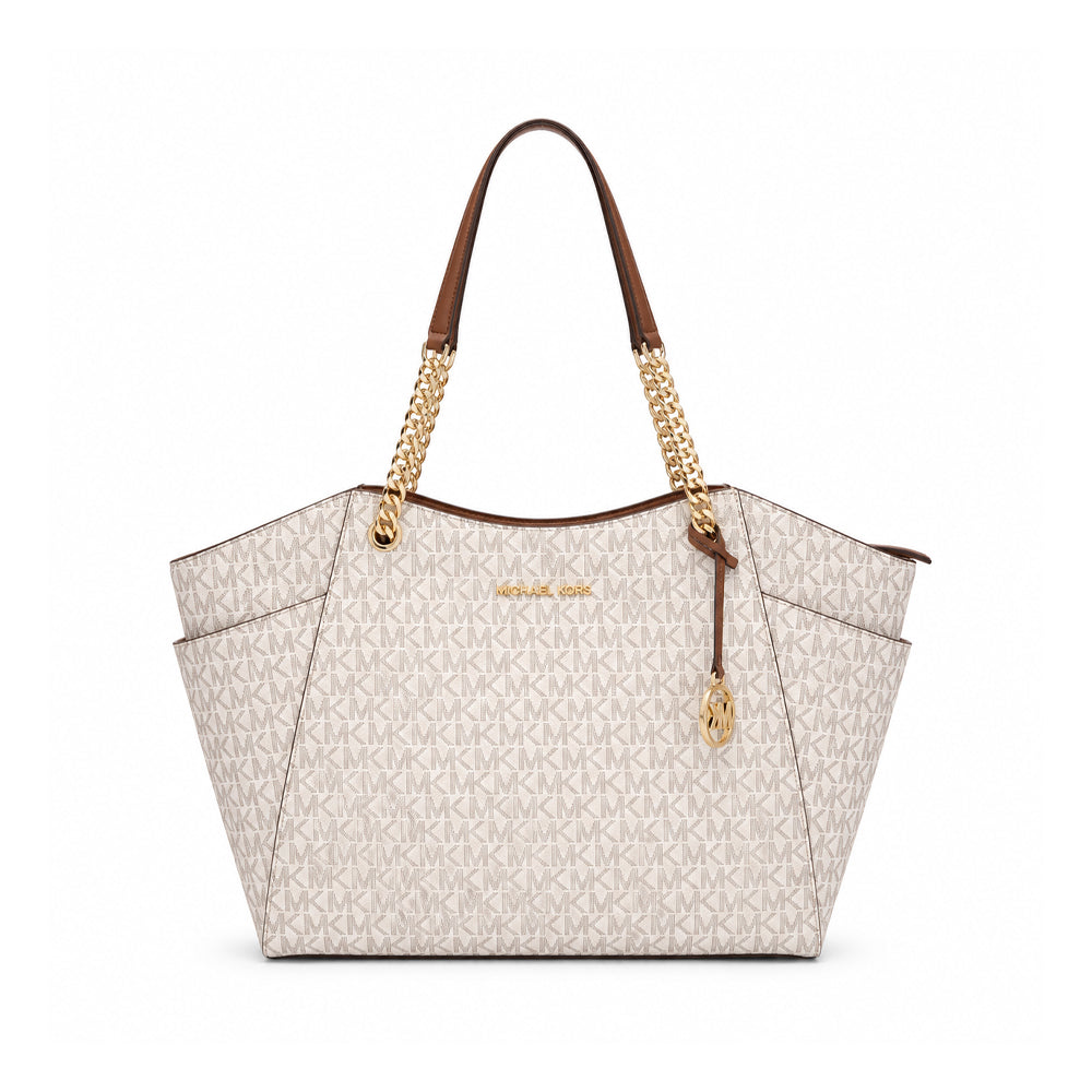 MK JET SET TRAVEL LG CHAIN SH TOTE35S4GTVT3B VANILLA  SIG (I