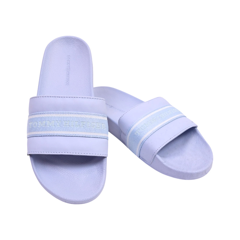 TH WOMEN SLIDE XW 07565-401 BLU 9.5 (IR)