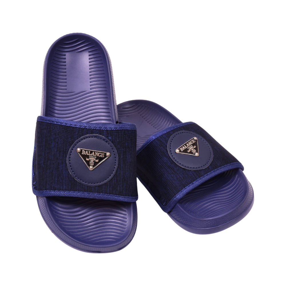 BOYS SLIPPER IR 37 NAVY 2517-84 36-41