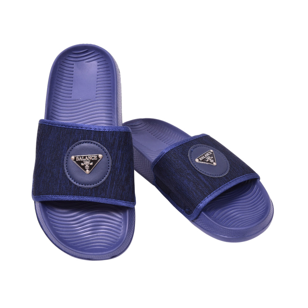 MEN SLIPPER IR 41 NAVY E2517-84 40-45