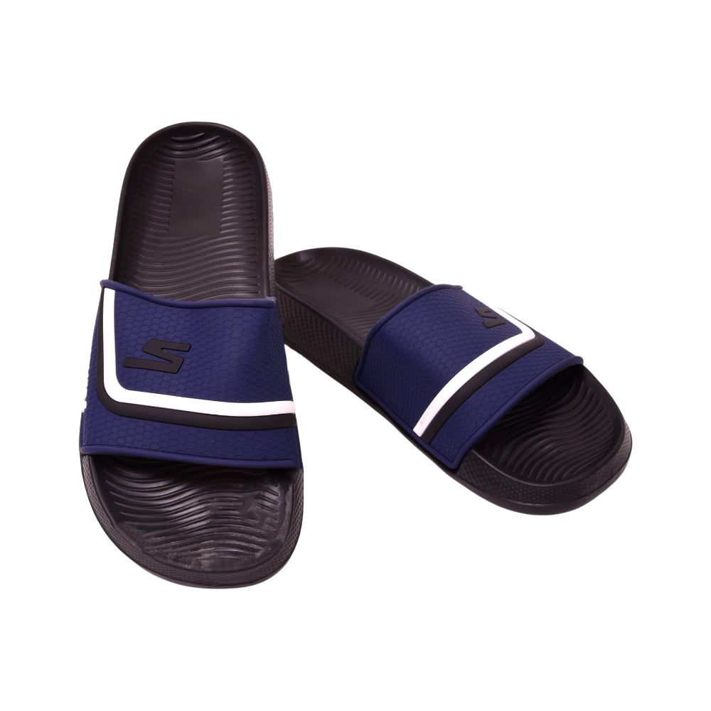 MEN SLIPPER IR 45 NAVY E2517-55 40-41