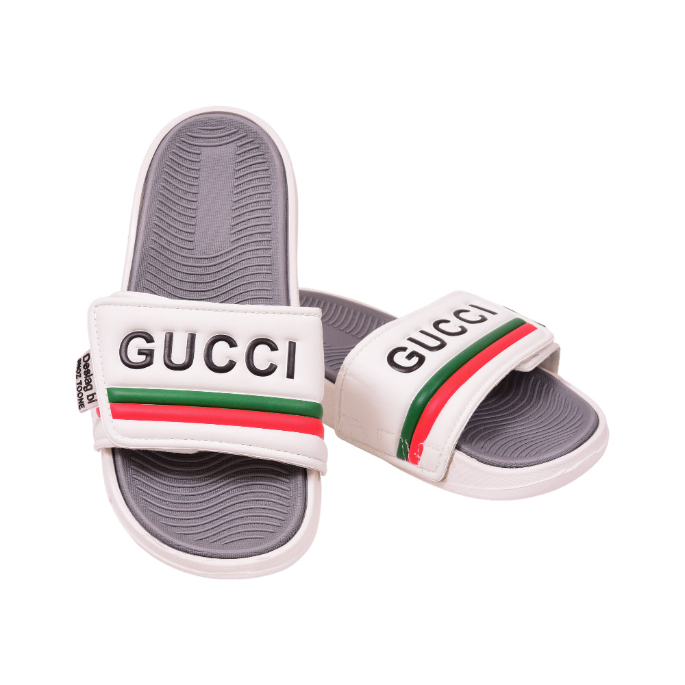 MEN SLIPPER IR 40-41 GRAY WHITE E2511-61 40-45