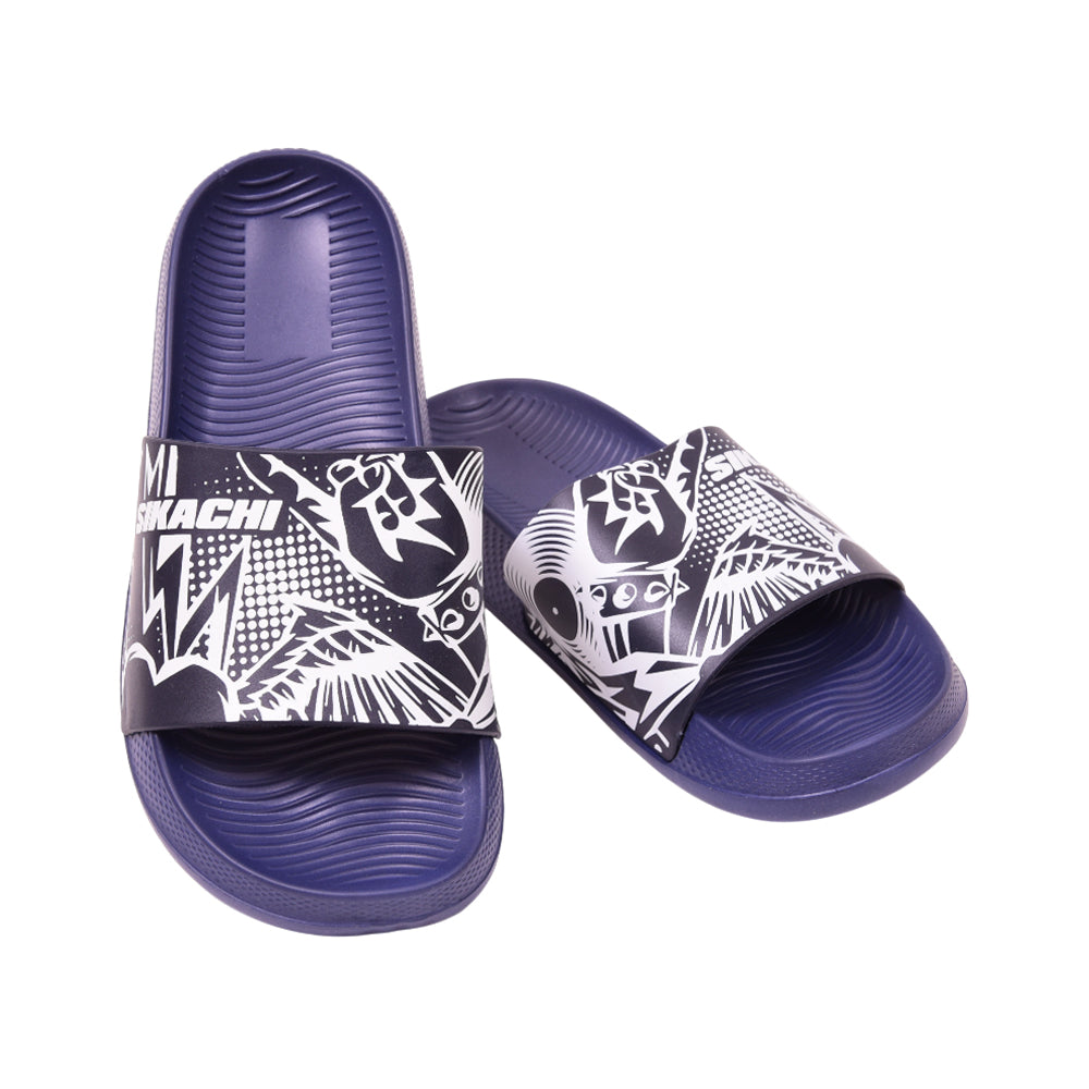 BOYS SLIPPER IR 36 NAVY 2517-51 36-41
