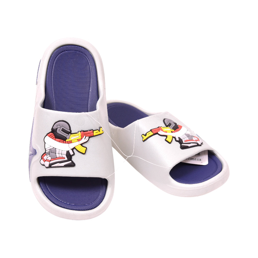 BOYS SLIPPER IR 34-35 LIGHT BLUE SX-9992-1 30-35