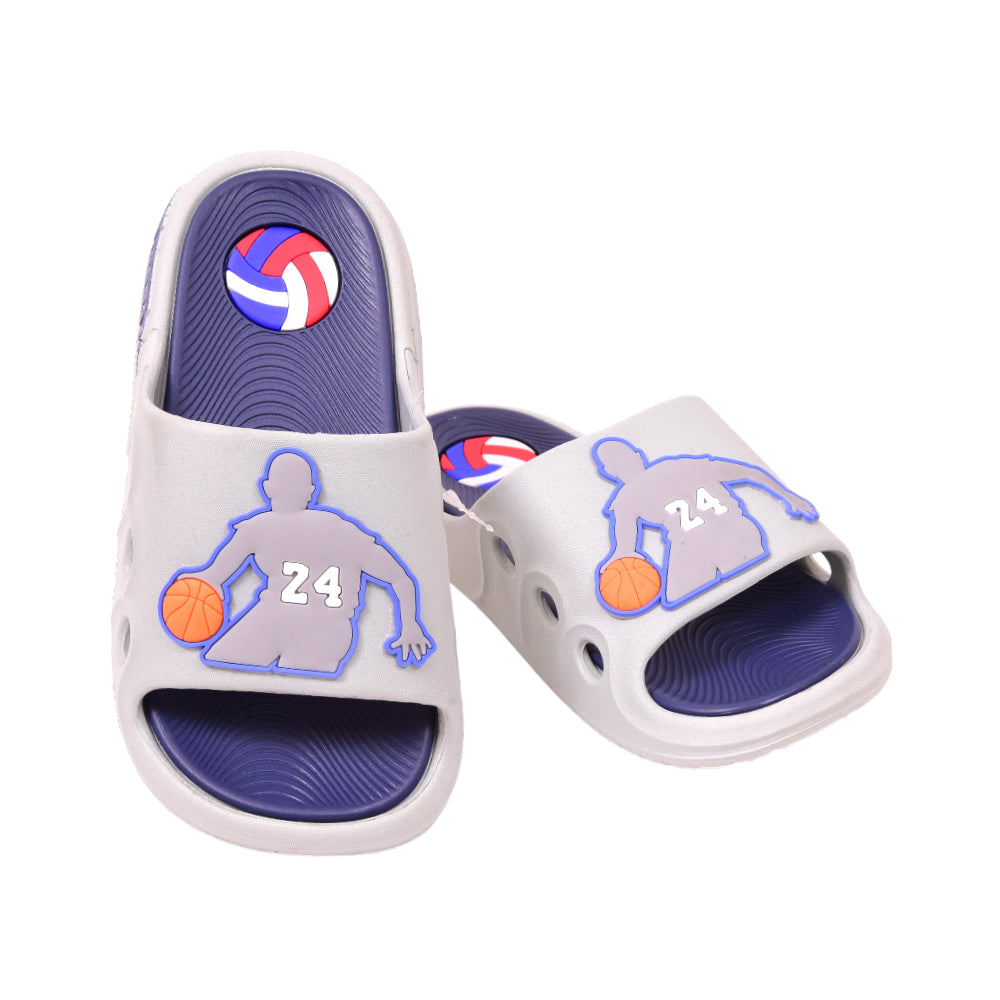 BOYS SLIPPER IR 32-33 LIGHT BLUE SX-9993-1 30-35