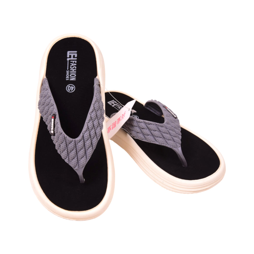 MEN FLIPFLOP IR 40 GRAY BLACK SX-8129-4 40-44