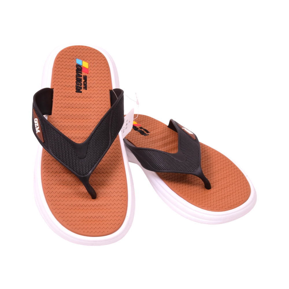 MEN FLIPFLOP IR 40-41 BLACK BROWN SX-213-3 40-45