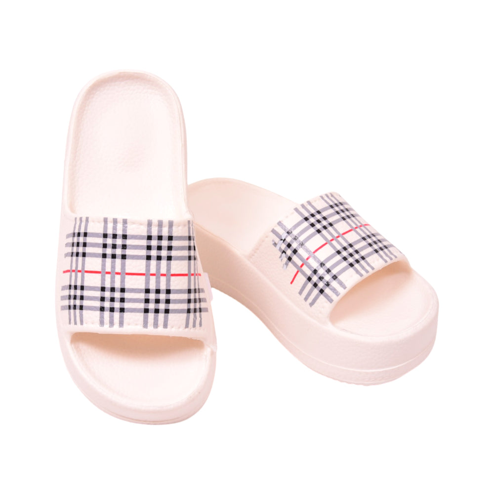 LADIES SLIPPER IR 38-39 WHITE B-8811-7 36-41 EVA