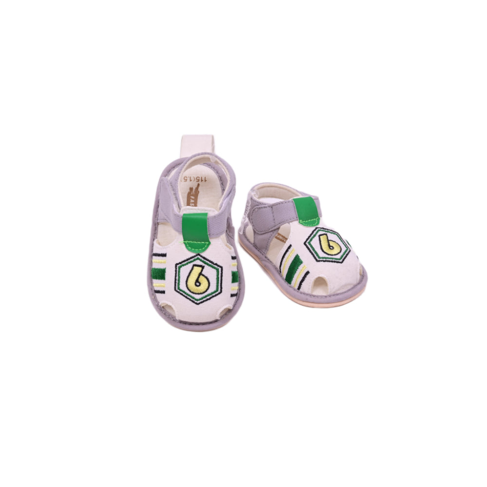 BOYS SUMMER BOOTIES GREY/GREEN 40505 12-16