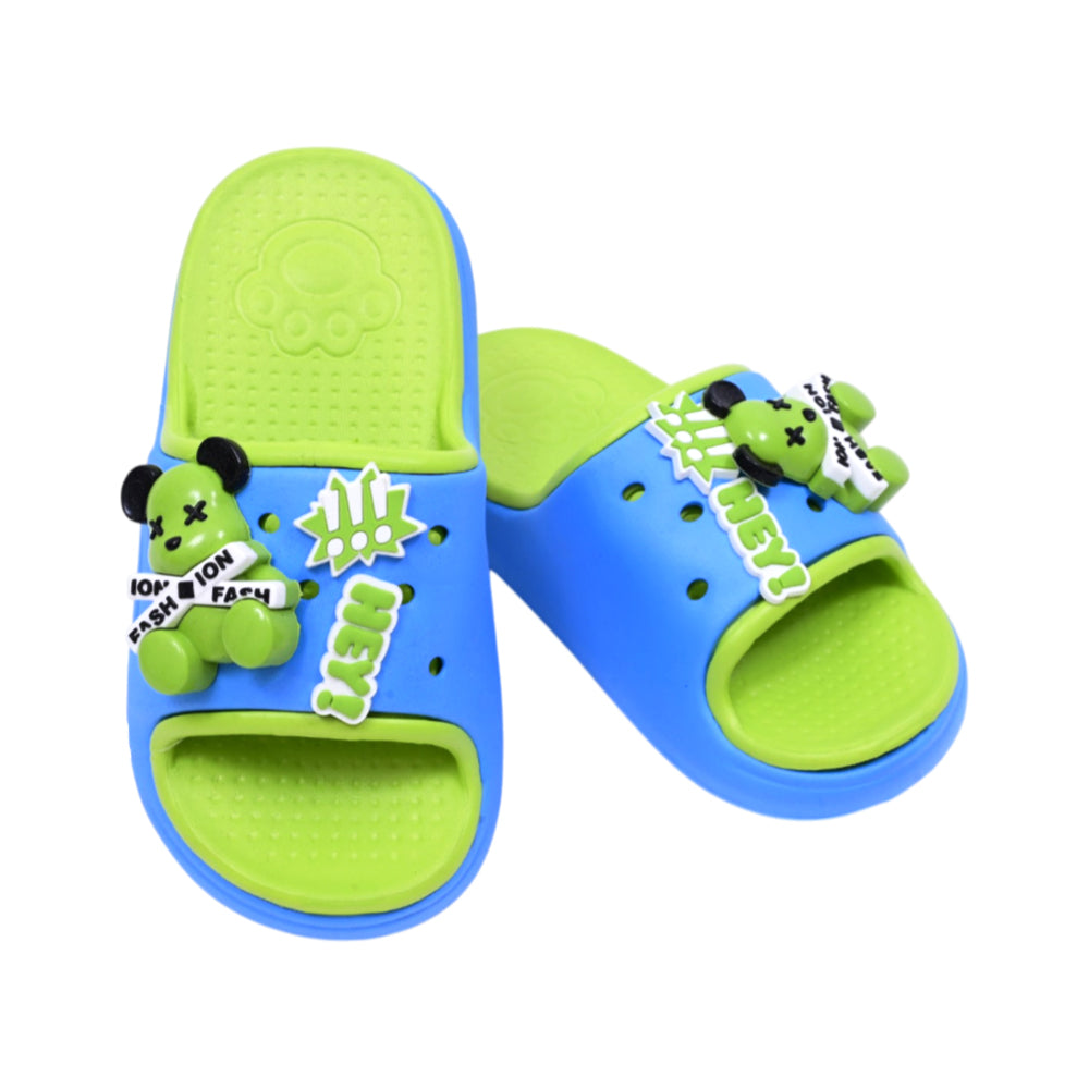BOYS SLIPPER IR BLUE/GREEN 3818-M 30-35 EVA