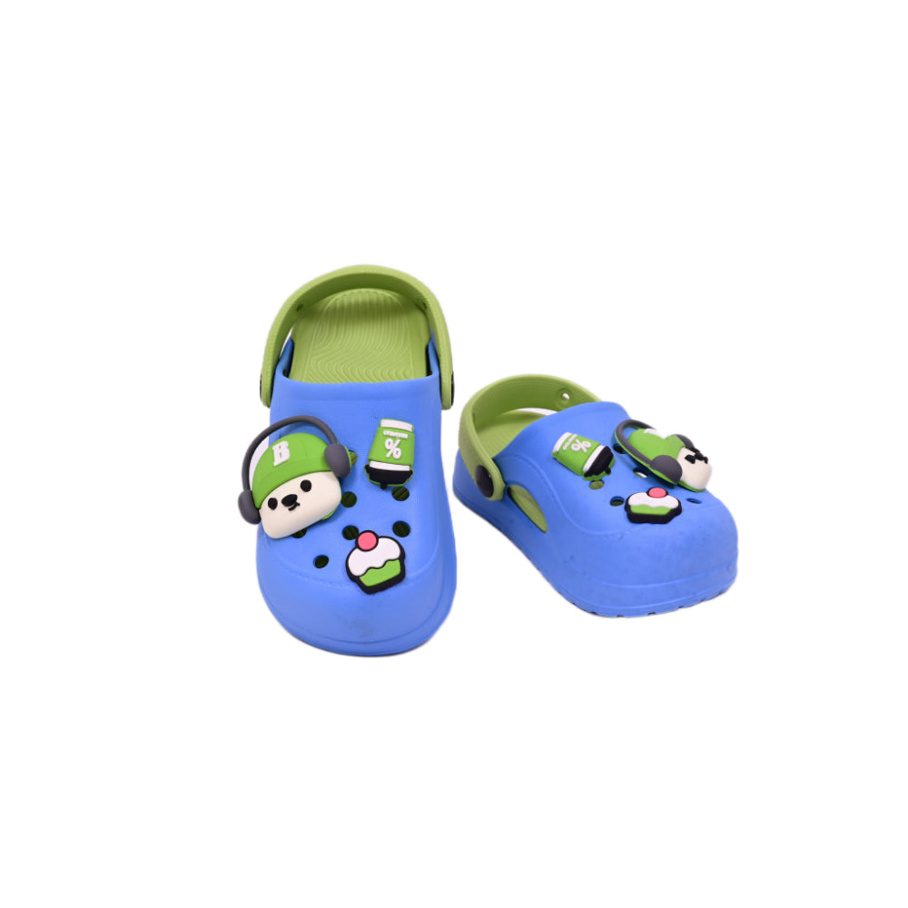 BOYS CROCS IR BLUE/GREEN 3821-S 24-29 EVA