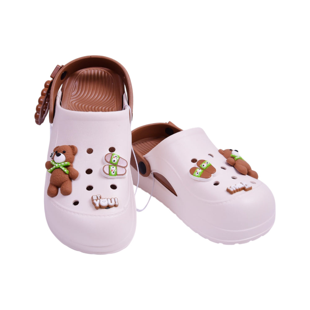 LADIES CROCS IR 40-41 WHITE/BROWN 8820 36-41 EVA