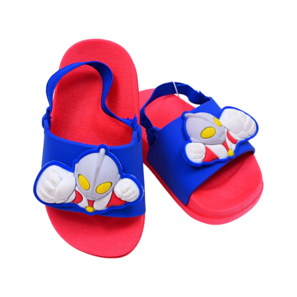 BOYS BACK STRAP SLIPPER RED R-6 18-23