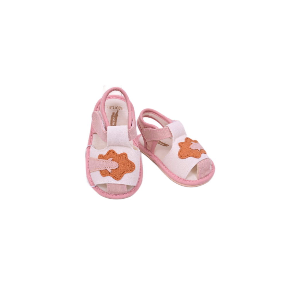 GIRLS SUMMER BOOTIES PINK/WHITE 40425 13-16