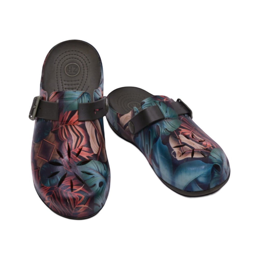 LADIES CROCS FANCY IR-26 BLUE GREEN 8018D-4 37-42 EV