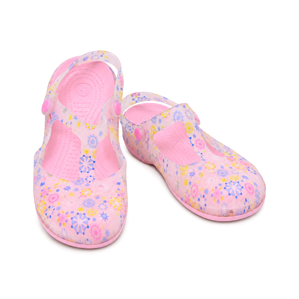 LADIES CROCS FANCY IR-26 BLUE PINK 8018C-1 37-42 EVA