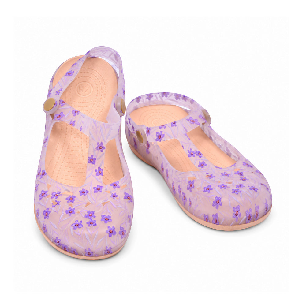 LADIES CROCS FANCY IR-26 PURPLE 8018C-4 37-42 EVA-PV