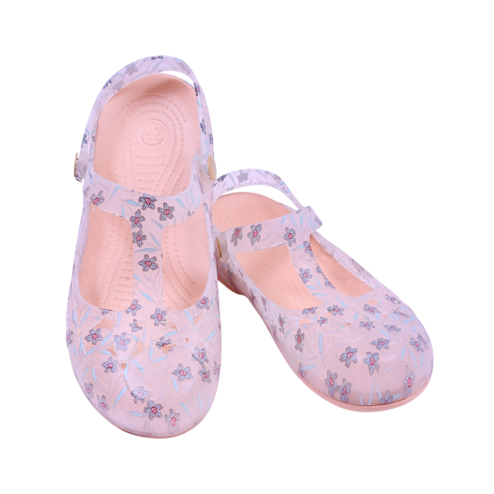 LADIES CROCS FANCY IR-26 SIZE 37 PINK GREY 8018C-5 37-42 EVA