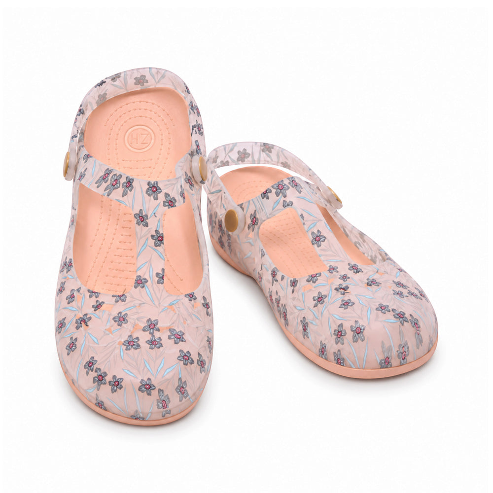 LADIES CROCS FANCY IR-26 PINK GREY 8018C-5 37-42 EVA
