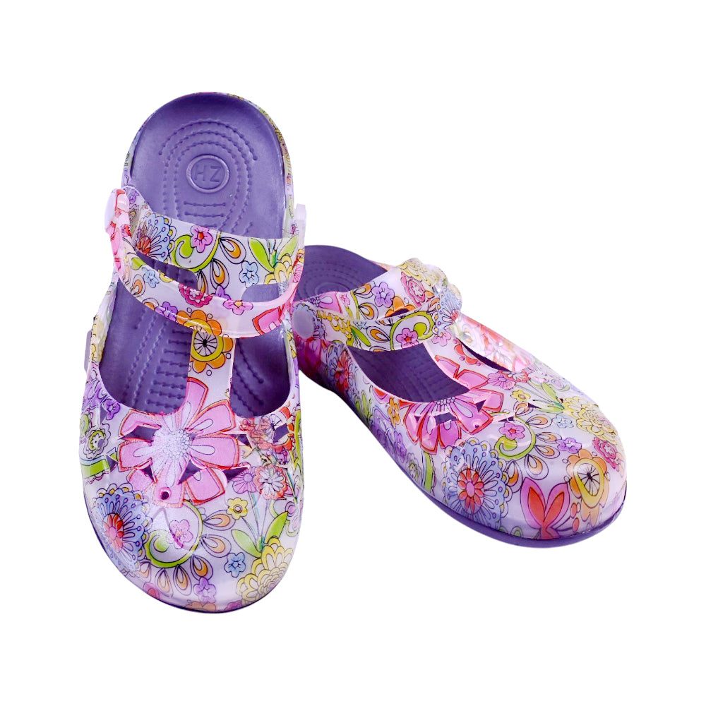 LADIES CROCS FANCY IR-26 SIZE 38 GREY GREEN 8018C-8 37-42 EV