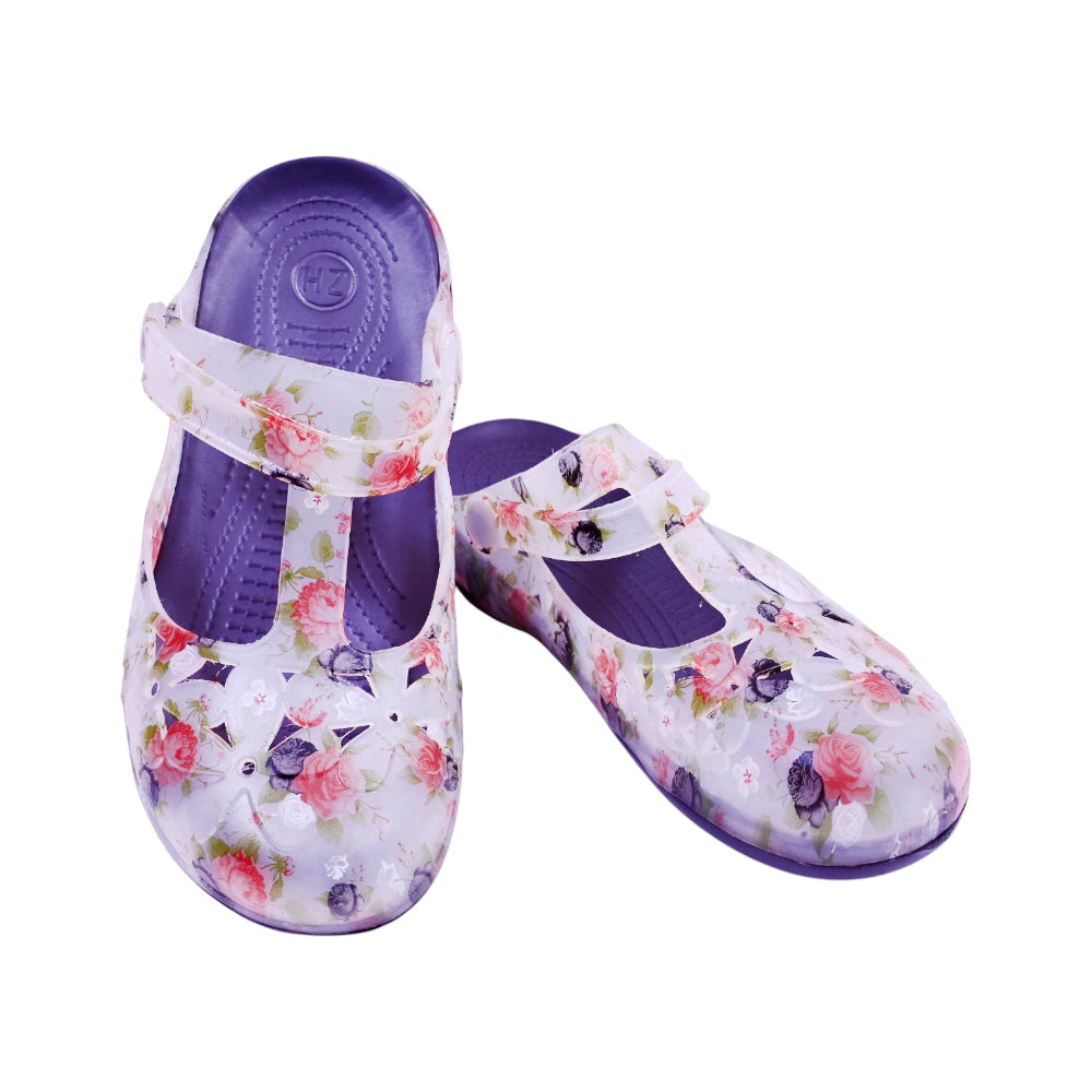 LADIES CROCS FANCY IR-26 SIZE 37 GREY RED 8018C-9 37-42 EVA-