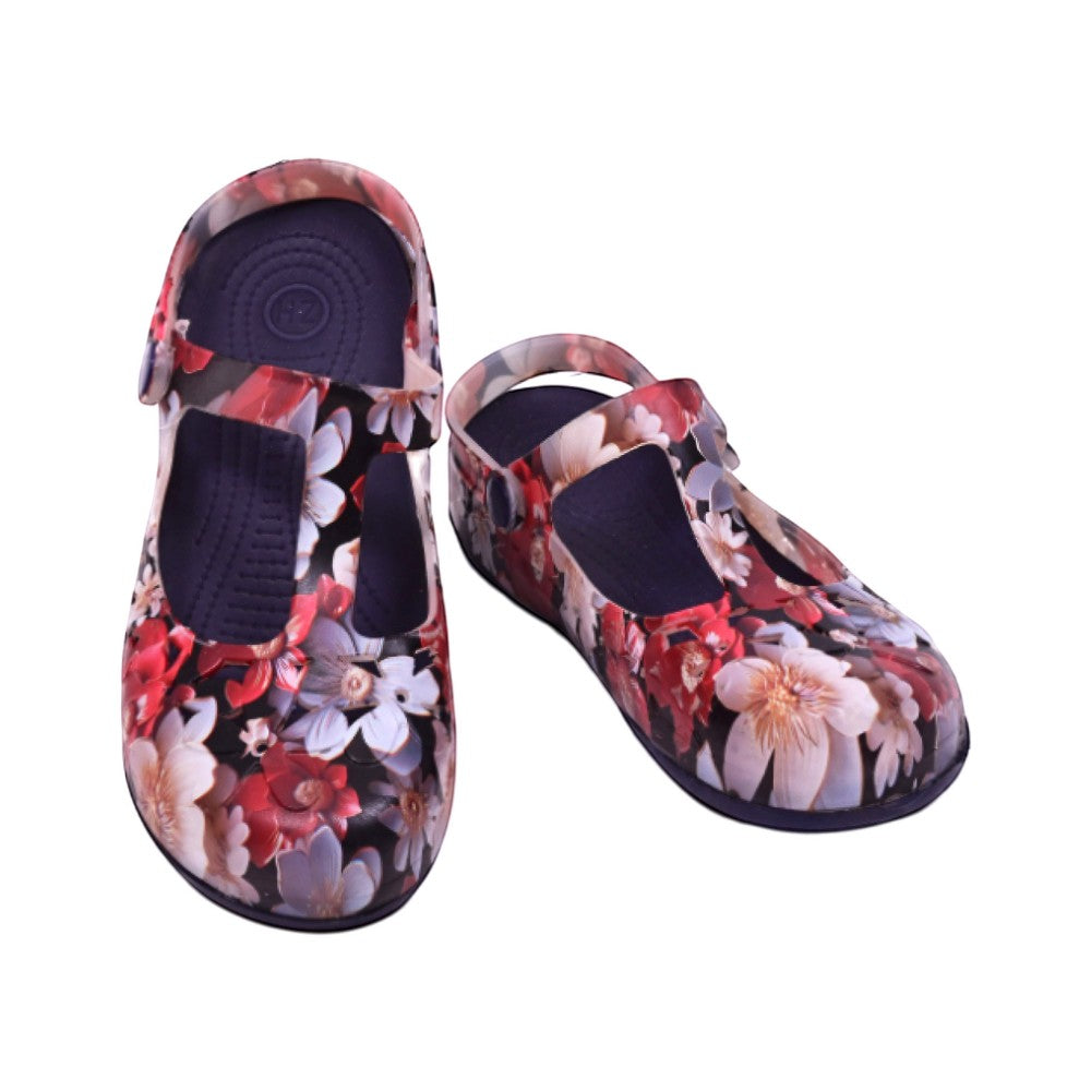 LADIES CROCS FANCY IR-26 NAVY RED 8018C-11 37-42 EVA