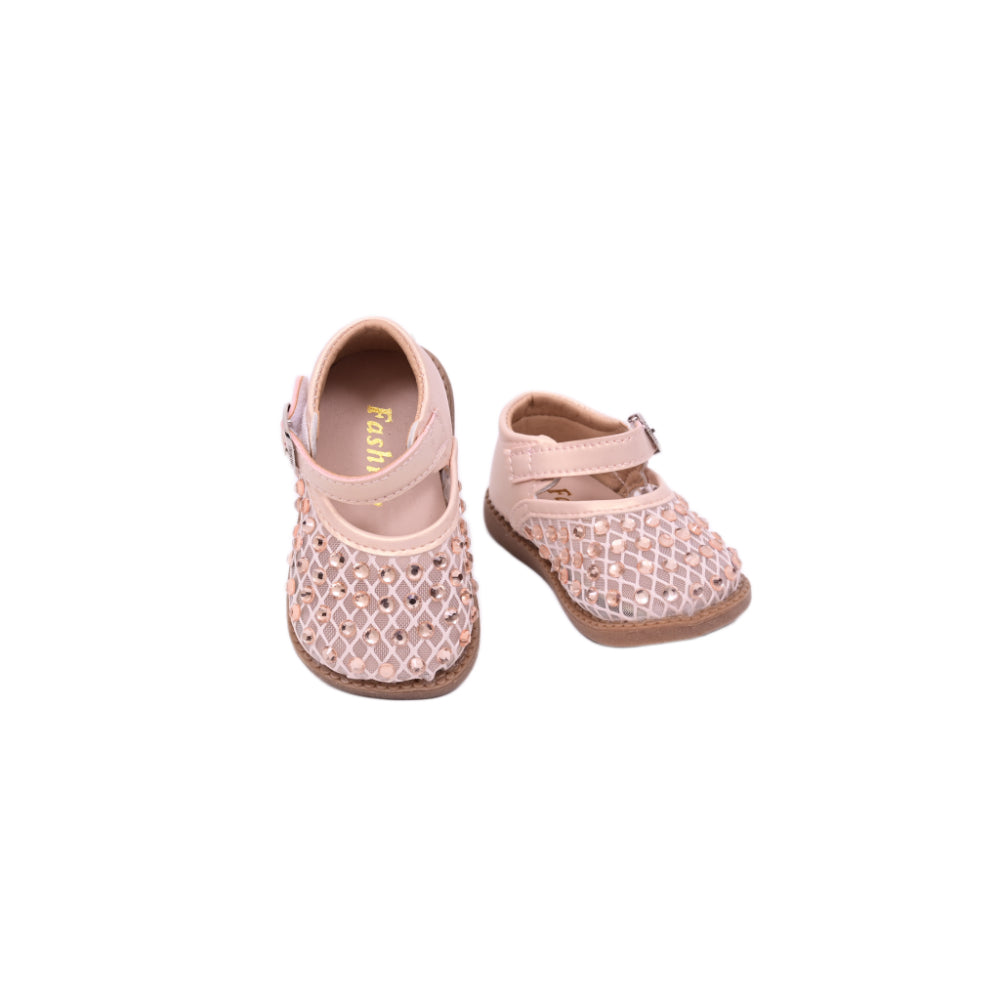 GIRLS PUMPS PINK A-52 16-20 W.G