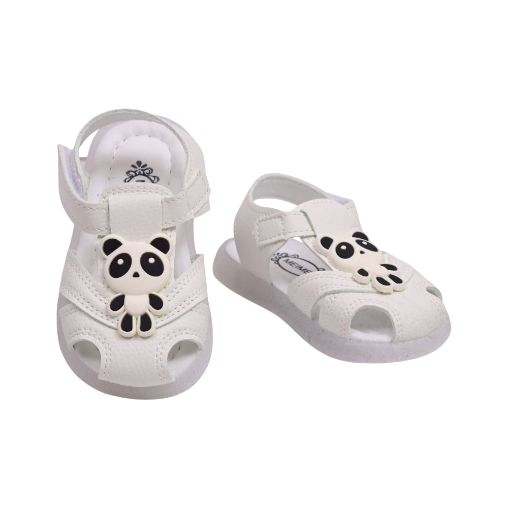 BOYS SANDAL SIZE 18 WHITE A895 15-20 W-G