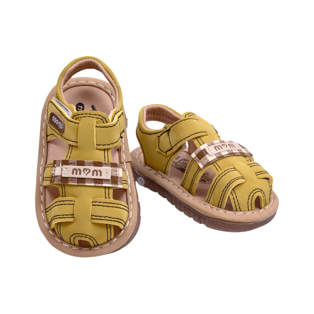 BOYS SANDAL SIZE 18 CAMEL 37 17-21 W-G