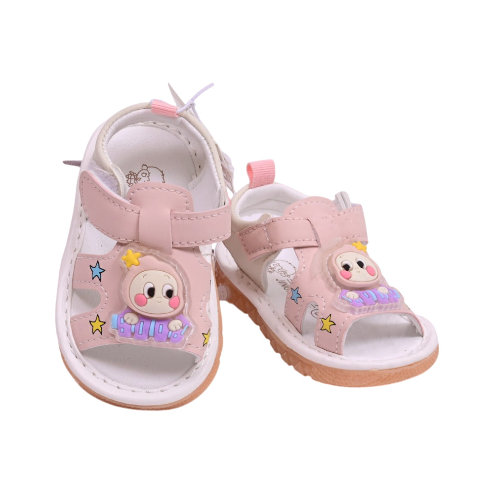 GIRLS SANDAL SIZE 18 PINK 615 17-21 W-G