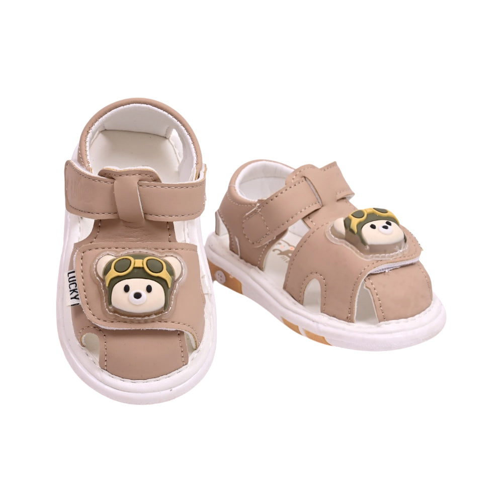 BOYS SANDAL SIZE 18 BEIGE M21 17-21 W-G