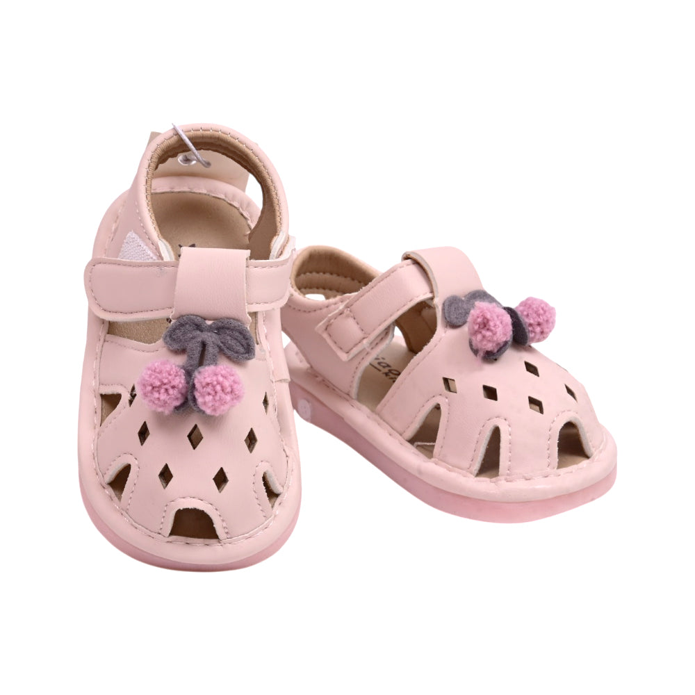 GIRLS SANDAL SIZE 18 PINK M-48 17-20 W-G